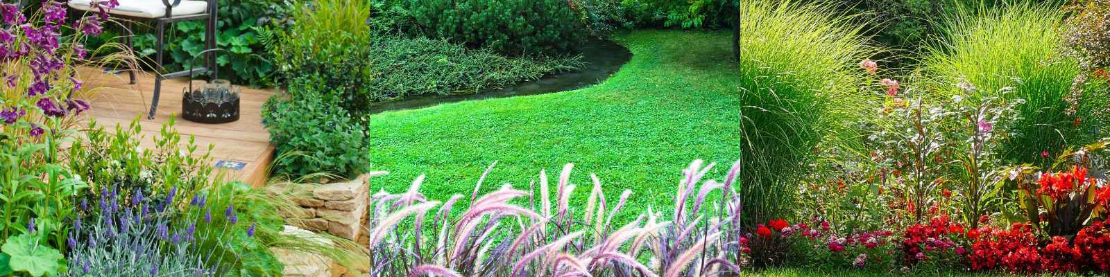 Collage of landscaping projects